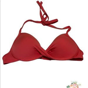 Push-up Bathing Suit Top, Pink (small-medium)